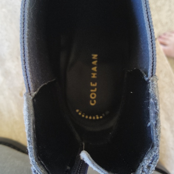 Cole Haan Gray Suede Ladies Boots size 8 M - Picture 5 of 11